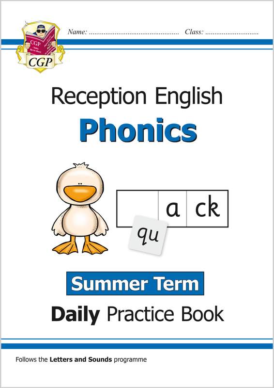 Reception Phonics Daily Practice Book: Summer Term Main Image