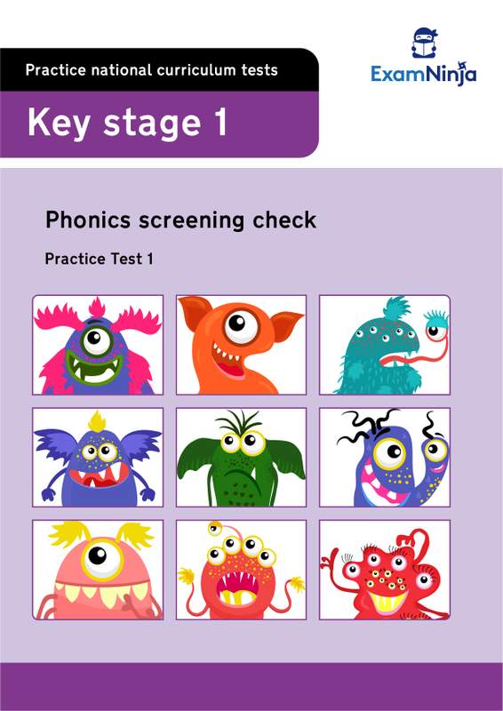 Year 1 Phonics Practice Tests (Ages 5-6) Main Image