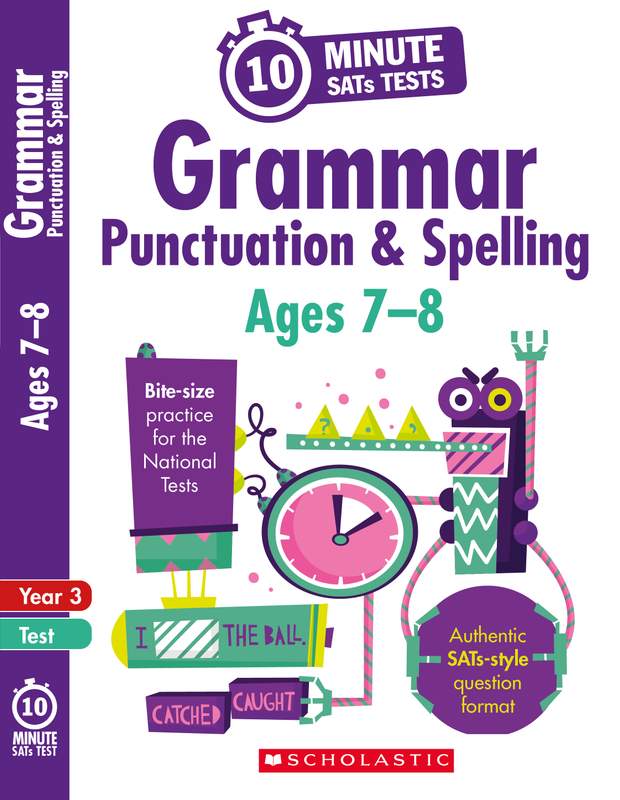 Year 3 SPaG 10-Minute SATs Tests (Ages 7-8) Main Image