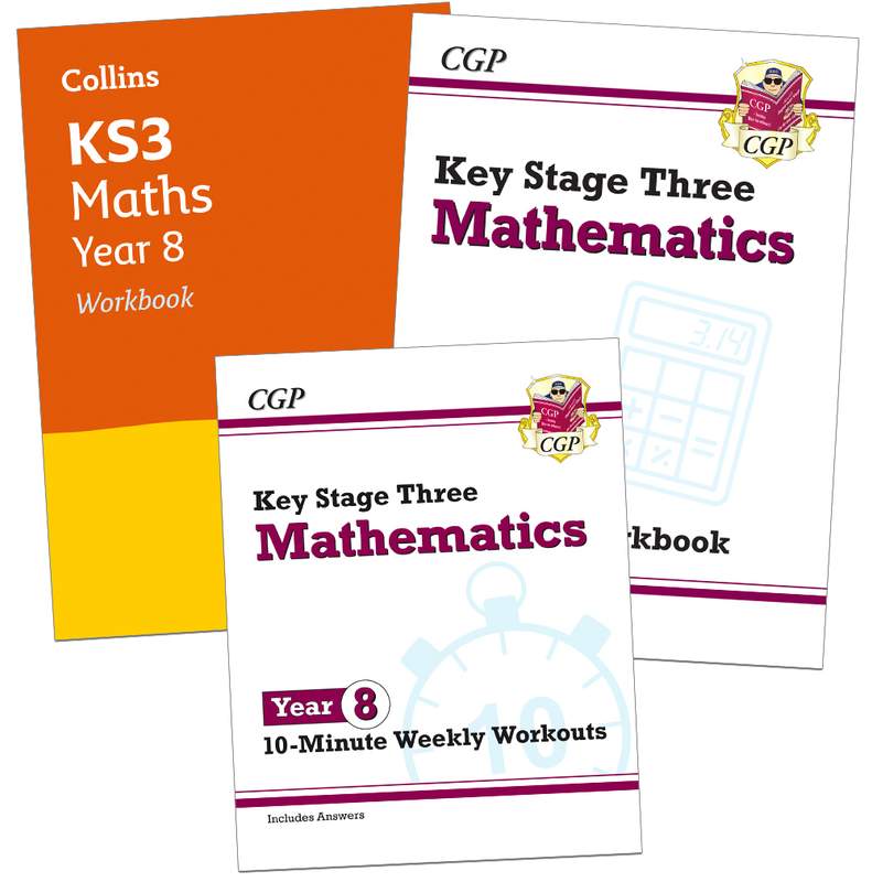 Year 8 Maths Workbook Pack (Ages 12-13) Main Image