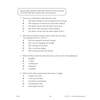 Four multiple-choice questions test understanding of a text, asking about Kacey's feelings, the narrator's meaning