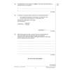 Three biology questions on prokaryotes, magnification calculations, and immune defence against Salmonella