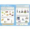 Children circle healthy foods, tick good drinks, cross out unhealthy activities, and rate their feelings