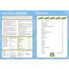 A contents page listing early learning topics from letters to counting, with page numbers and a table of learning areas