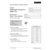 The front cover of a GCSE Maths Higher Tier practice paper, showing the title, time allowed, and candidate details boxes