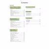 A table of contents listing grammar sections, exam advice, practice papers and answers with page numbers