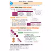 A page teaching how to read tables and distance tables, with examples and practice questions to answer
