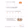 Four questions on converting fractions to decimals, including a word problem about weighing balls