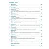 A contents page listing twelve weekly workouts covering times tables, puzzles and fractions, with page numbers
