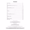A contents page listing phonics sounds, tricky words and spelling sections with page numbers