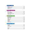 A contents page listing sections on algebra, measurement, geometry and statistics with page numbers