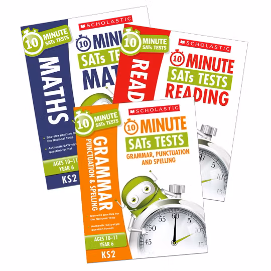 KS2 SATs 10-Minute Tests Pack (Ages 10-11)
