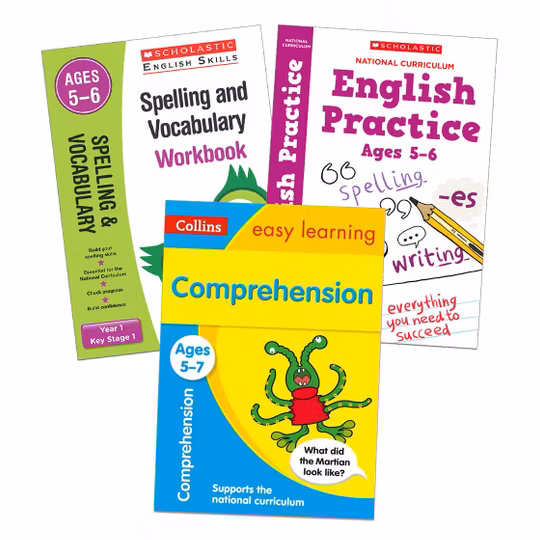 Year 1 English Study & Workbook Pack (Ages 5-6)