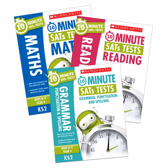 Year 4 SATs 10-Minute Tests Pack (Ages 8-9)