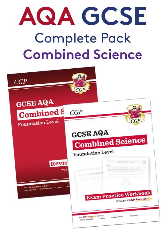 GCSE Combined Science AQA Complete Pack - Foundation Tier (Ages 14-16)