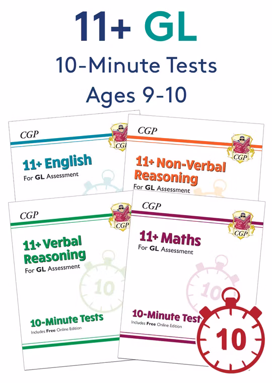 GL 11+ 10-Minute Tests Pack (Ages 9-10)