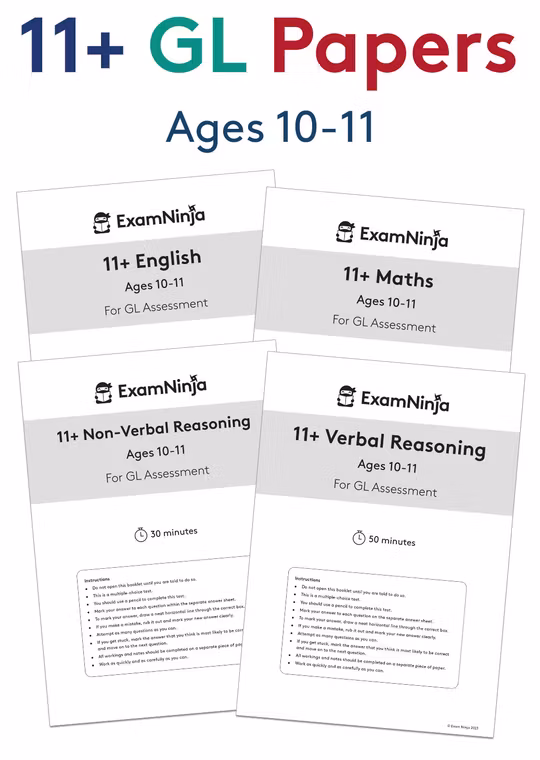 GL 11+ Essential Practice Papers Download (Ages 10-11)