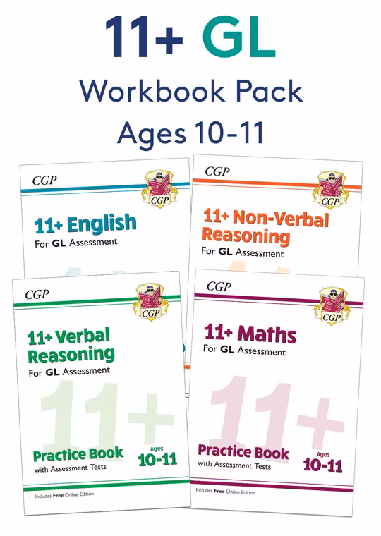 GL 11+ Workbook Pack (Ages 10-11)