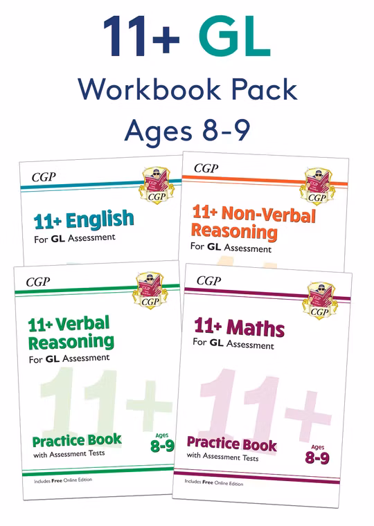 GL 11+ Workbook Pack (Ages 8-9)