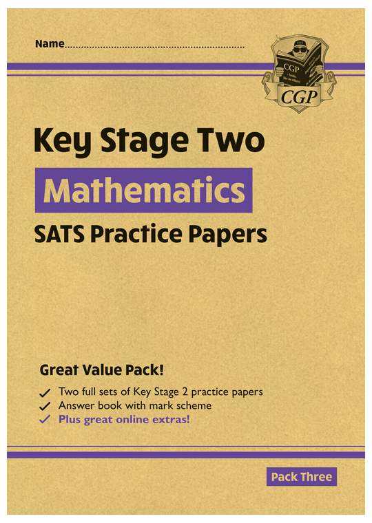 KS2 Maths SATS Practice Papers: Pack 3 - for the 2027 tests (with free Online Extras)