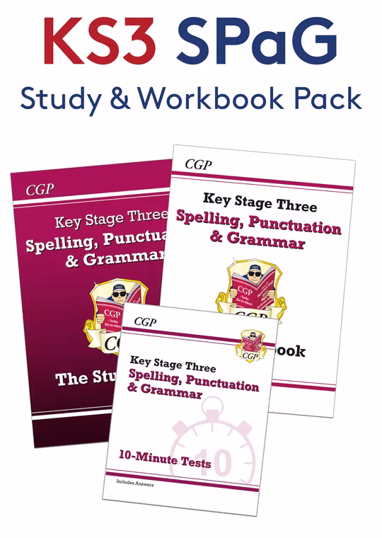 KS3 SPaG Study & Workbook Pack (Ages 11-14)