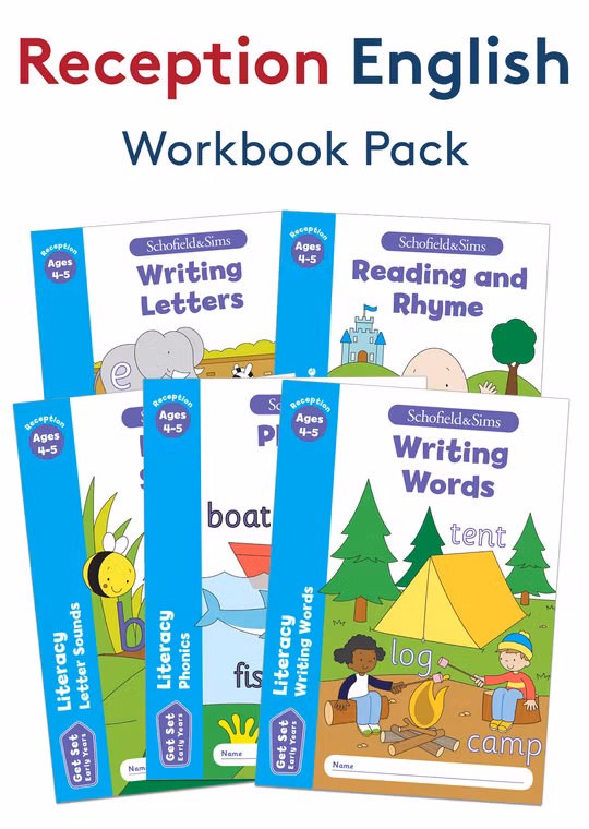 Reception English Workbook Pack (Ages 4-5)