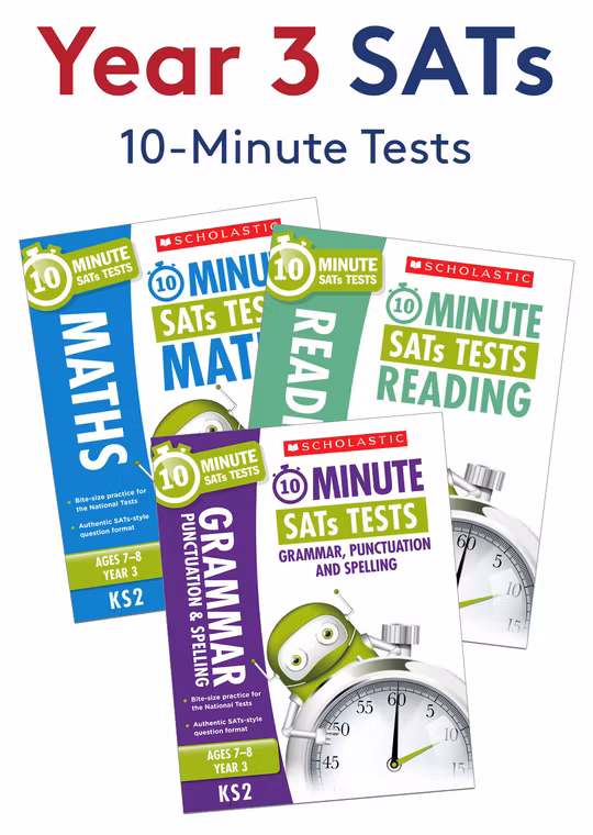 Year 3 SATs 10-Minute Tests Pack (Ages 7-8)
