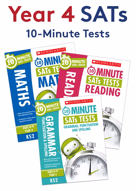 Year 4 SATs 10-Minute Tests Pack (Ages 8-9)
