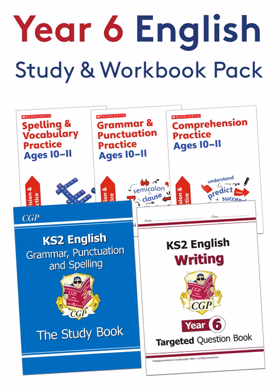 Year 6 English Study & Workbook Pack (Ages 10-11)