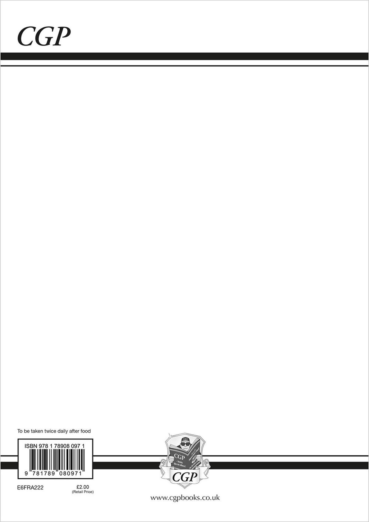 A blank answer sheet for the SAT Buster Answer Book 2, with an ISBN and barcode at the bottom