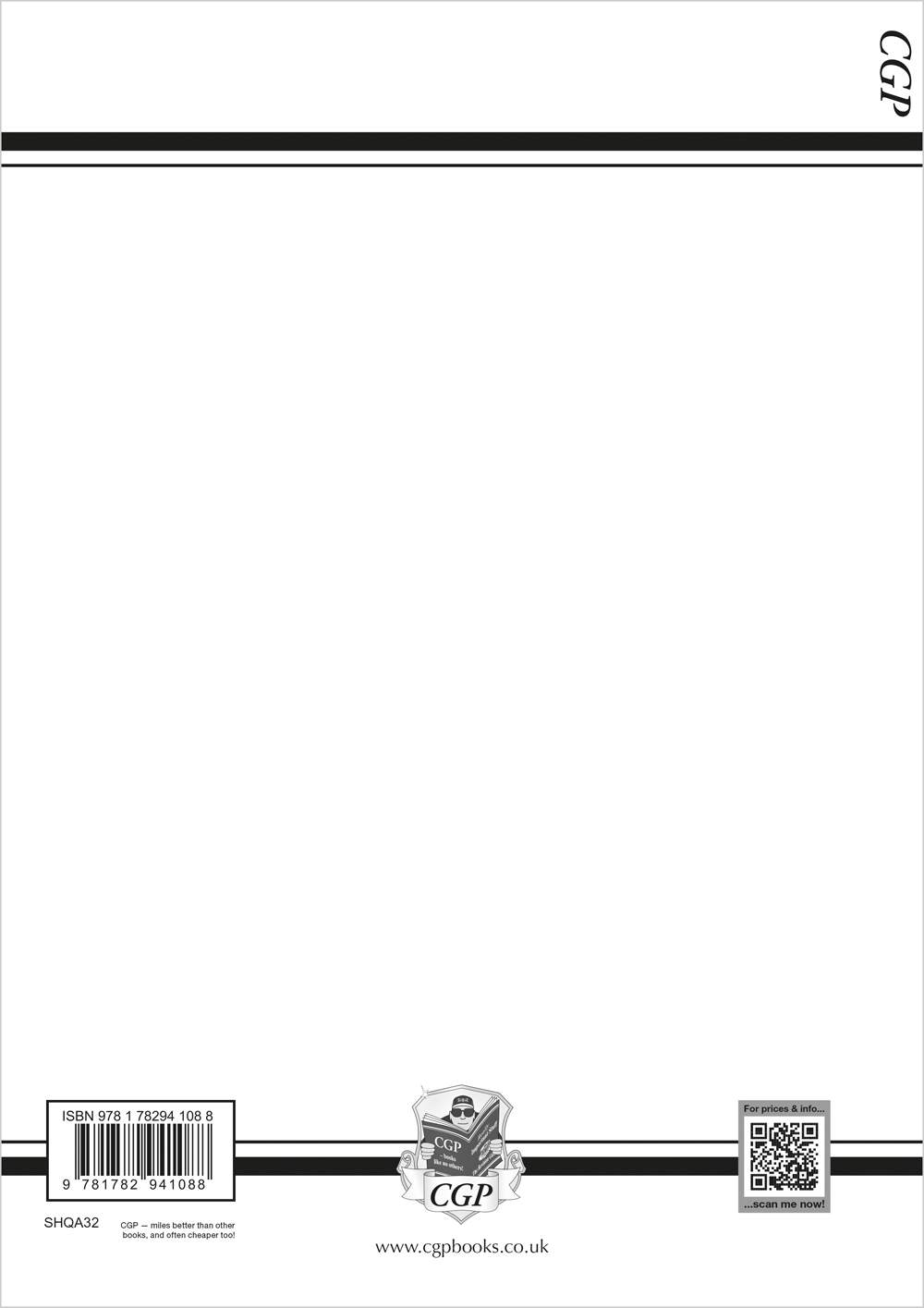 A blank page with ISBN and barcode, typical of the back of an answer book