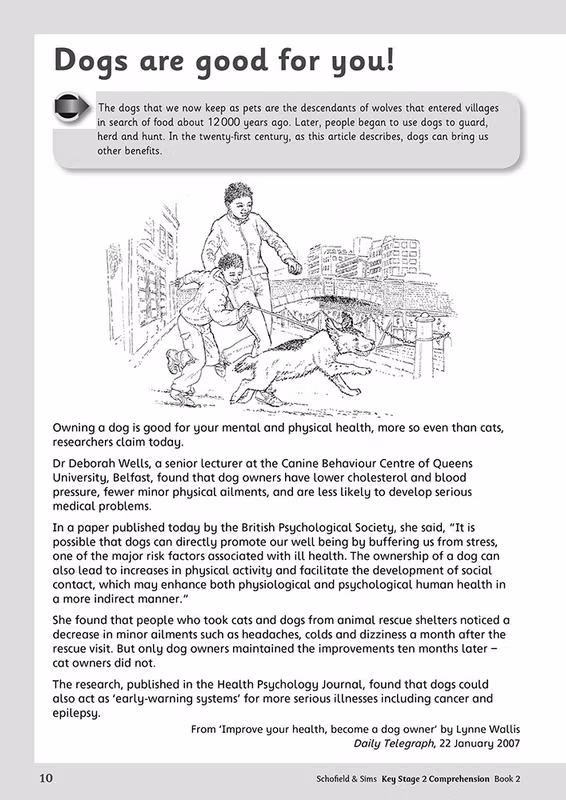 Sample of KS2 Comprehension Workbook Pack Ages 7-11 Schofield & Sims with Answers NEW ()
