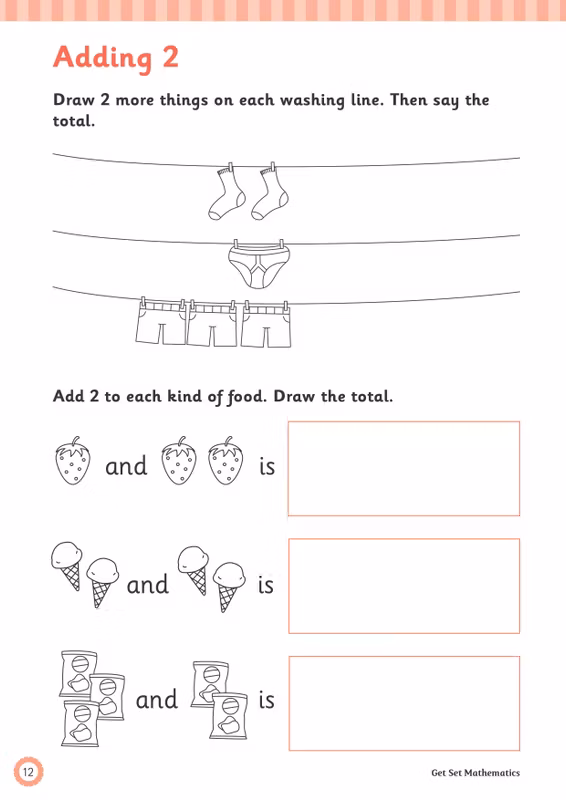 Sample of Reception Maths Workbook Pack Ages 4-5 CGP Schofield & Sims with Answers NEW ()