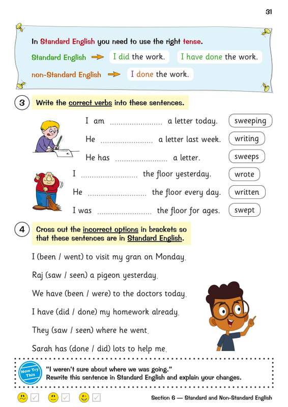 Sample of KS2 Year 4 English Maths Science Question Books Pack Ages 8-9 CGP with Answers ()