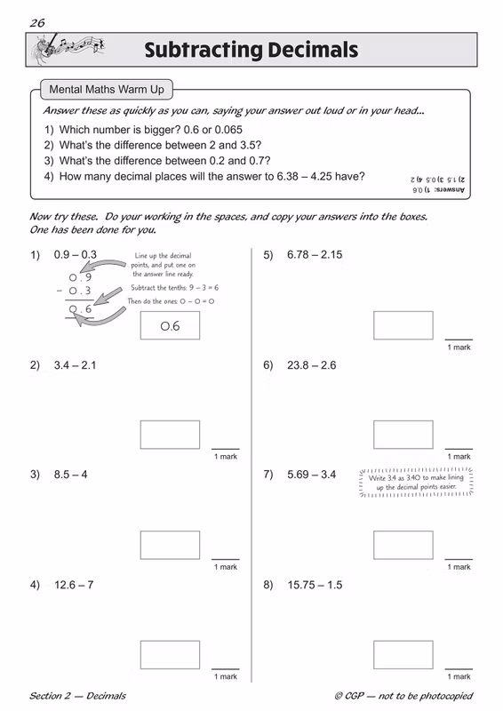 Sample of KS2 Maths SAT Buster Book Set 2027 Ages 10-11 CGP with Answers NEW ()