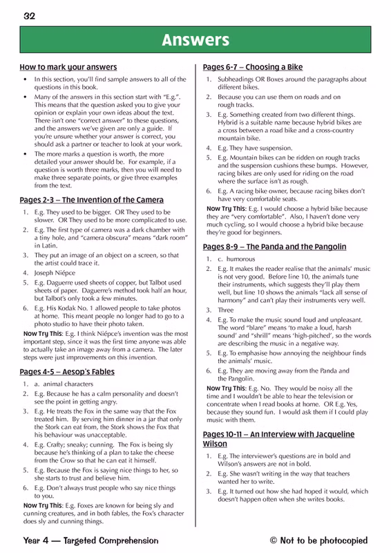 Sample of KS2 Year 4 English Maths Science Question Books Pack Ages 8-9 CGP with Answers ()