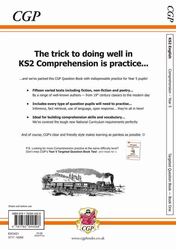 Sample of KS2 Year 5 English Maths Science Question Books CGP Ages 9-10 with Answers NEW ()