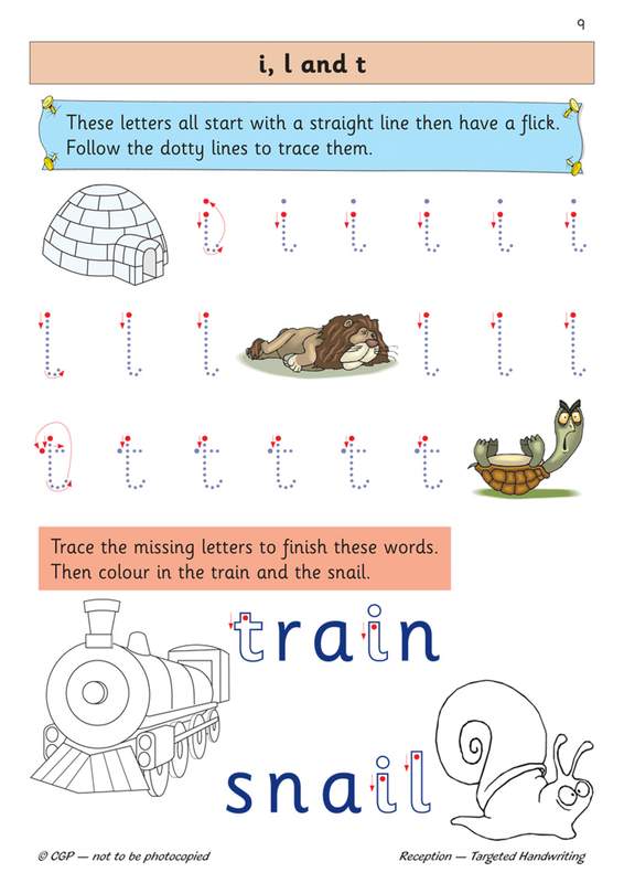 Sample of Reception English & Maths Practice Books Pack Ages 4-5 CGP with Answers NEW ()