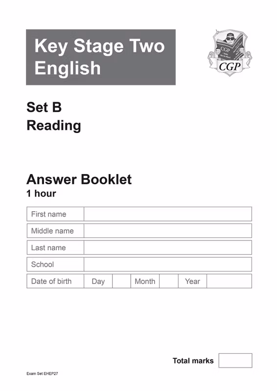Sample of KS2 Maths & English SATS 2027 Practice Papers Y6 Ages 10-11 CGP with Answers ()