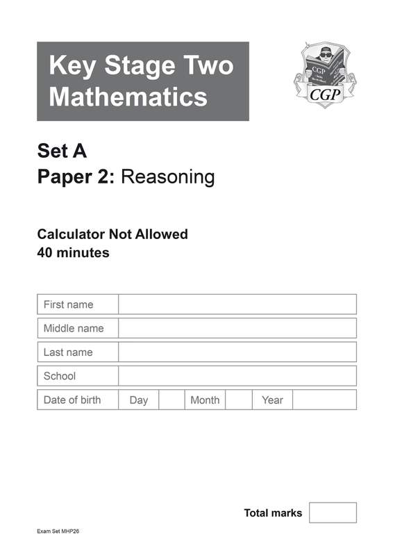 Sample of KS2 Maths SATs Practice Papers 5 Pack Bundle Year 6 CGP with Answers NEW ()