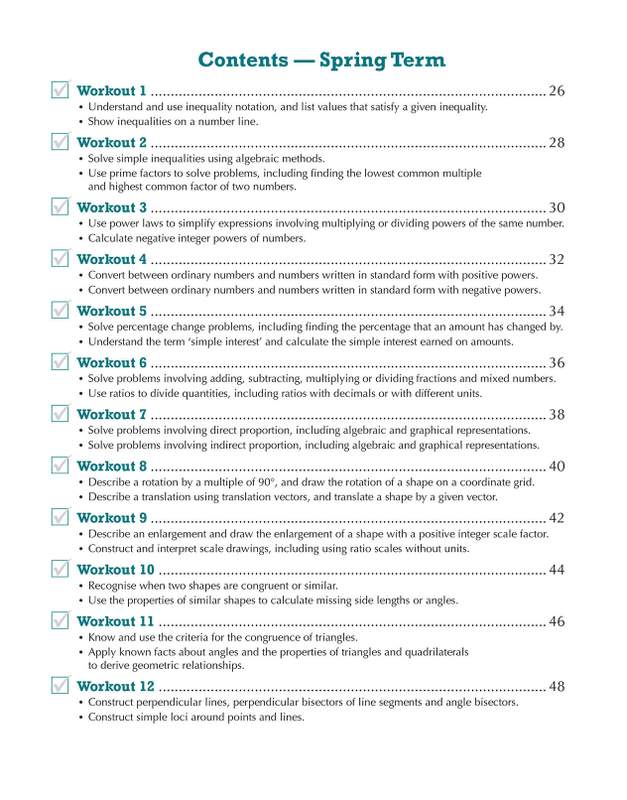 Sample of Year 9 Maths Workbook Pack Ages 13-14 CGP Collins KS3 with Answers NEW ()