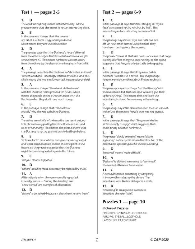 Sample of 11+ GL 10-Min Tests English Maths Reasoning Pack Ages 10-11 CGP with Answers NEW ()