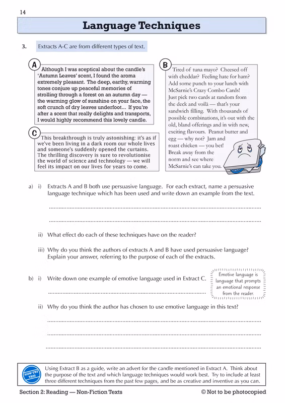 Sample of KS3 Year 8 English Maths Science Workbooks Ages 12-13 CGP with Answers NEW ()