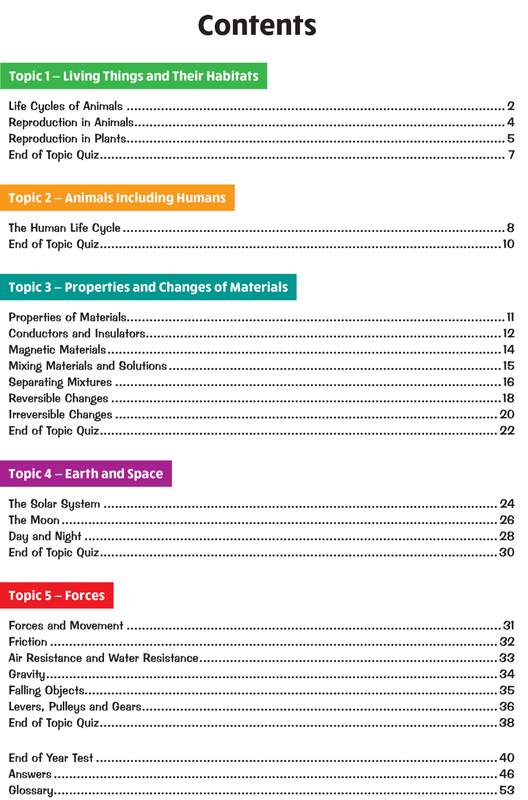 Sample of KS2 Year 5 English Maths Science Question Books CGP Ages 9-10 with Answers NEW ()