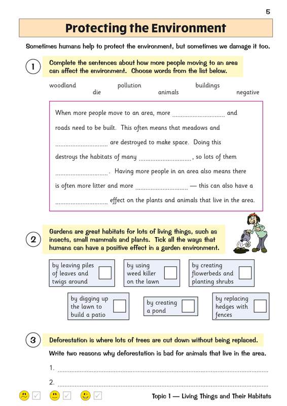 Sample of KS2 Year 4 English Maths Science Question Books Pack Ages 8-9 CGP with Answers ()