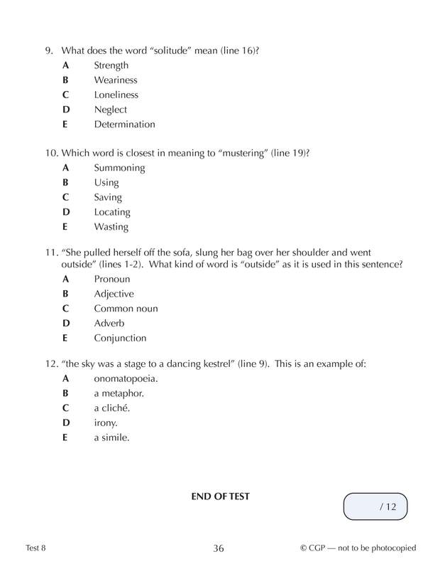 Sample of 11+ GL 10-Min Tests English Maths Reasoning Pack Ages 10-11 CGP with Answers NEW ()