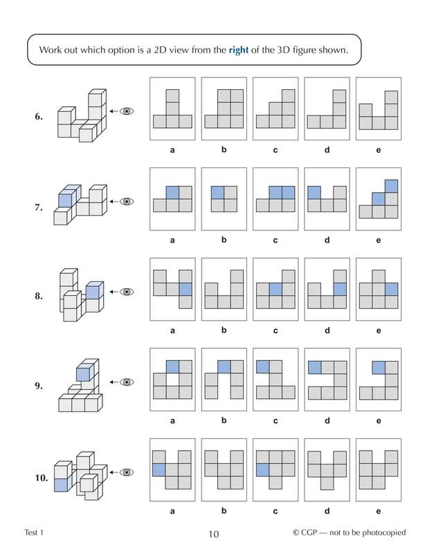 Sample of 11+ GL 10-Min Tests English Maths Reasoning Pack Ages 10-11 CGP with Answers NEW ()