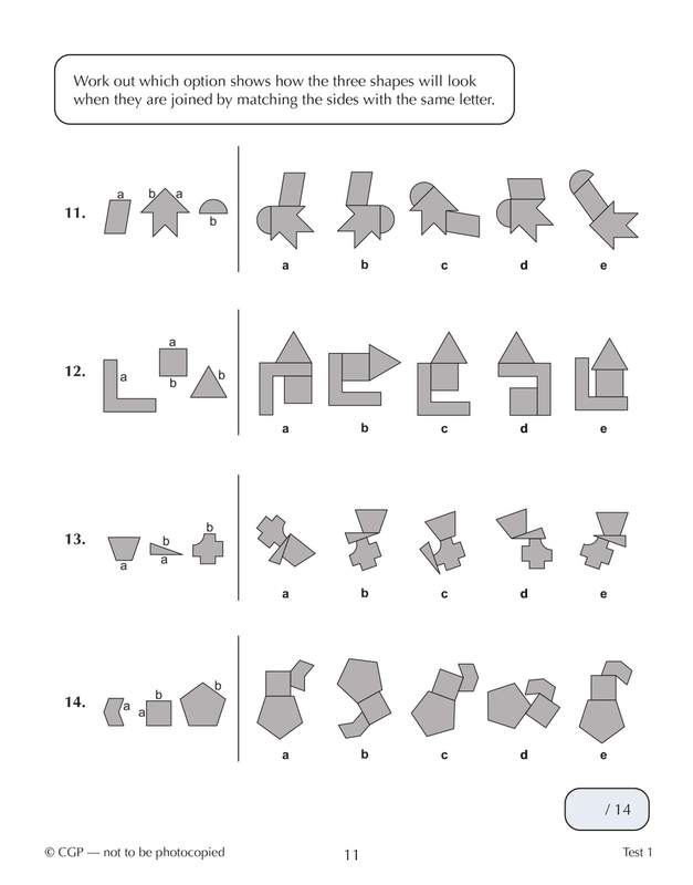 Sample of 11+ GL 10-Min Tests English Maths Reasoning Pack Ages 10-11 CGP with Answers NEW ()