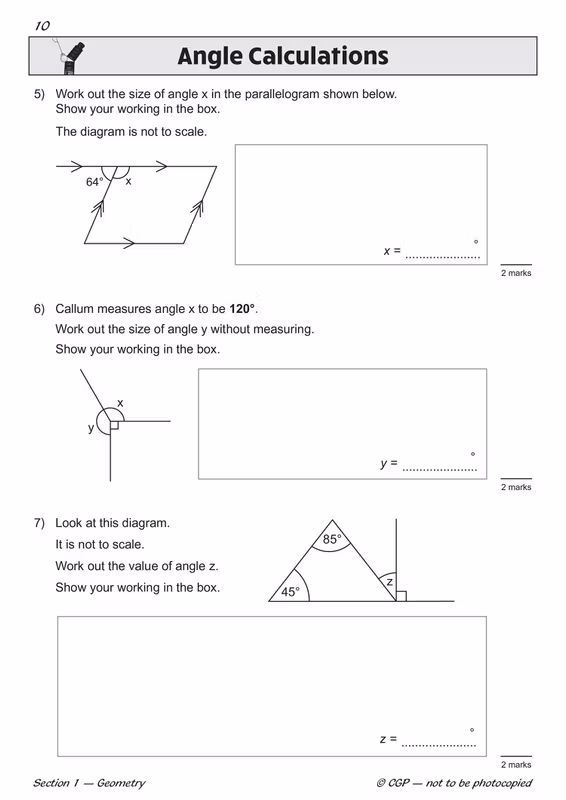 Sample of KS2 Maths SAT Buster Book Set 2027 Ages 10-11 CGP with Answers NEW ()