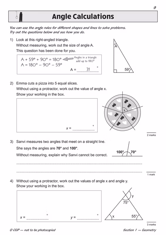 Sample of KS2 Maths SAT Buster Book Set 2027 Ages 10-11 CGP with Answers NEW ()